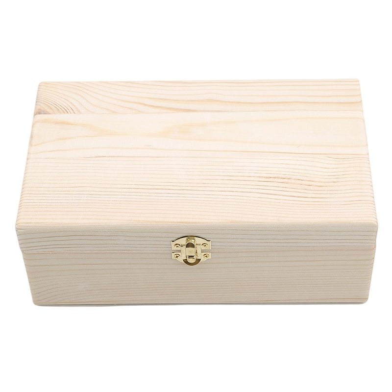 Wooden box storage box