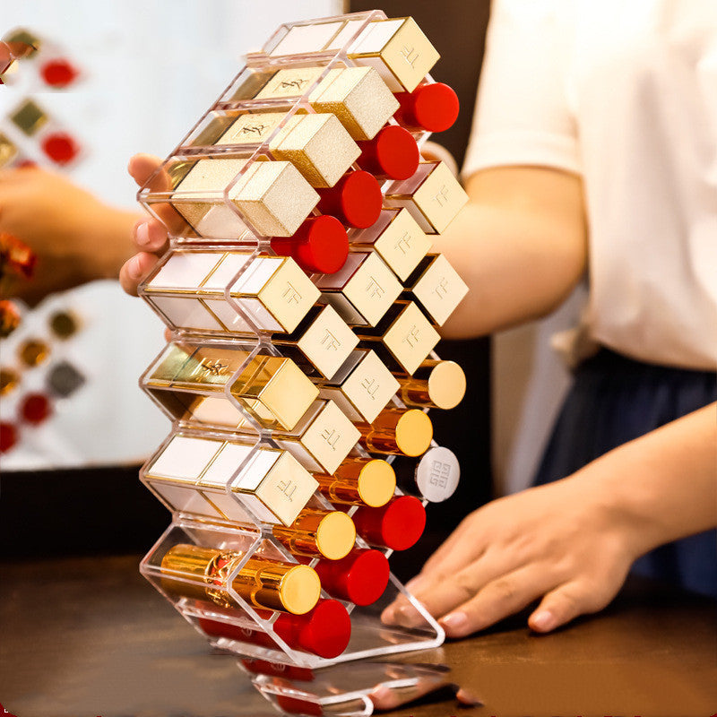 Lipstick box 4 layers shelf