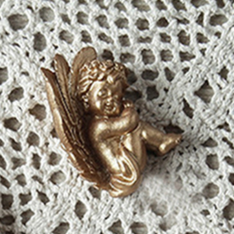 Golden resin angel crafts