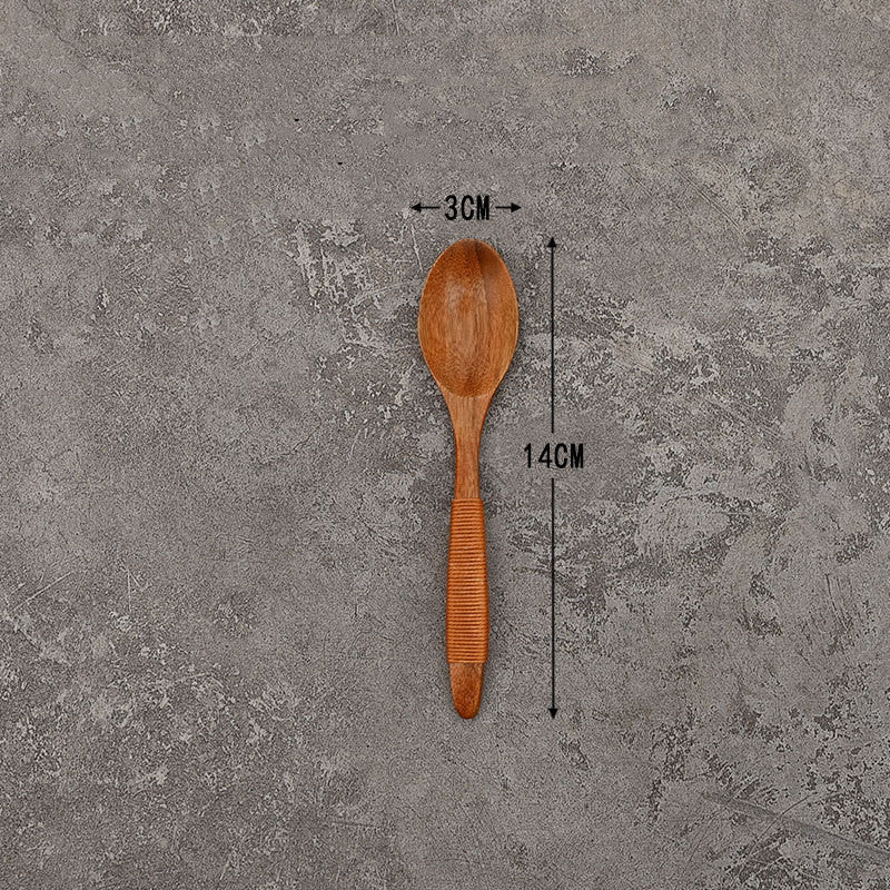 Household Fashion Wood Solid Wood Spoons