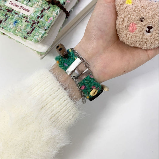 Christmas Plush Bracelet Autumn And Winter Atmosphere Strap