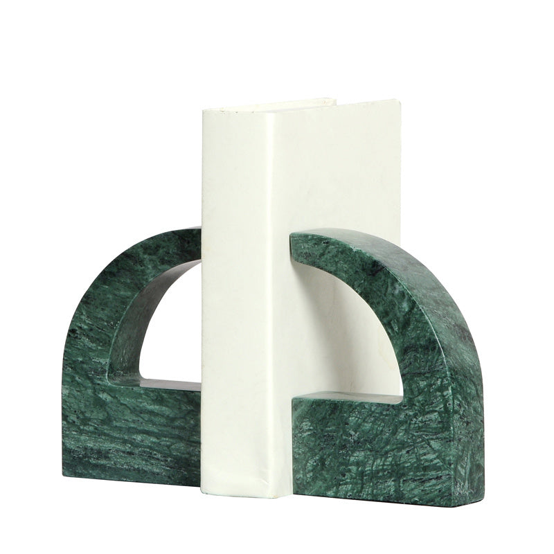 Modern Minimalist Marble Bookend Decoration