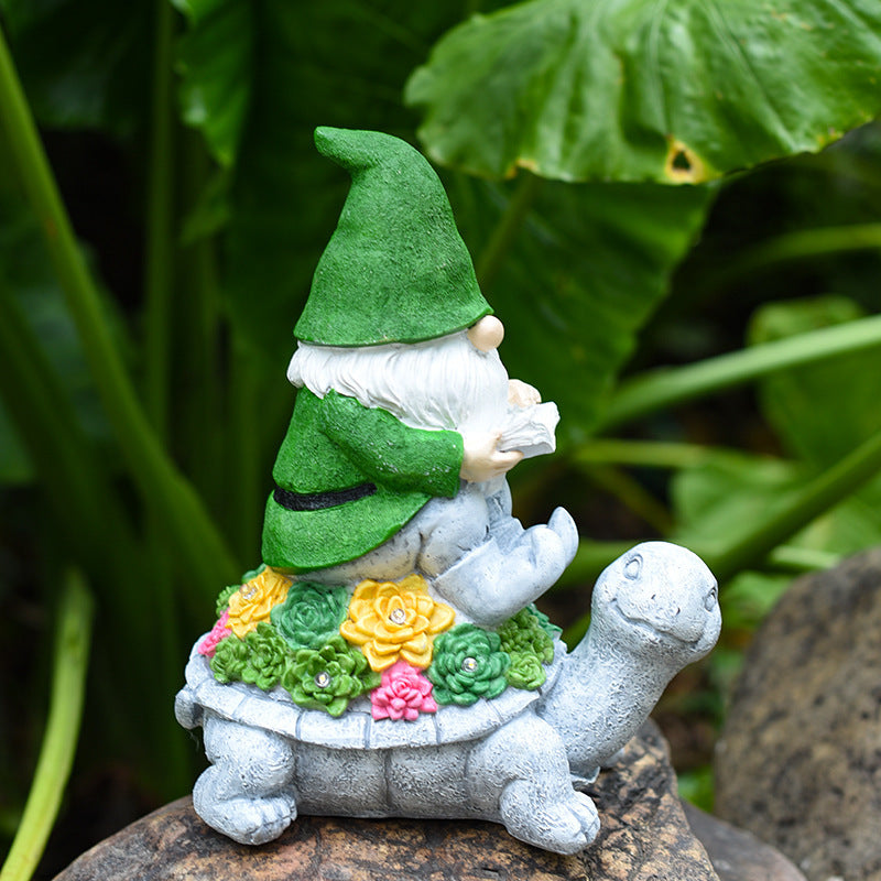 Solar Resin Garden Ornament Decoration Crafts