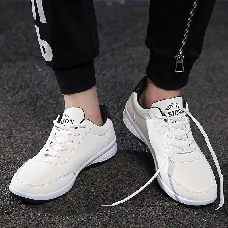 Leather versatile waterproof sports casual shoes