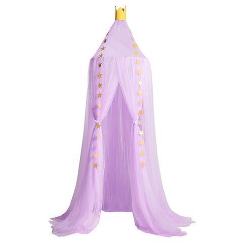 Children's Mosquito Net Baby Crown Army Mesh Bed Tent Tent   Star Ornaments