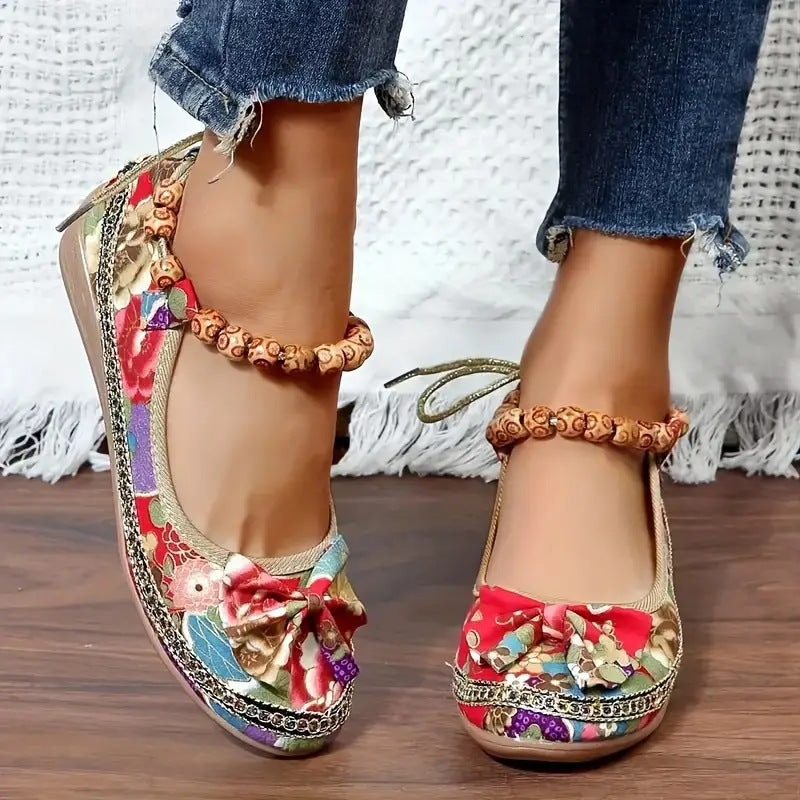 Women's Plus Size Ethnic Style Platform Sandals
