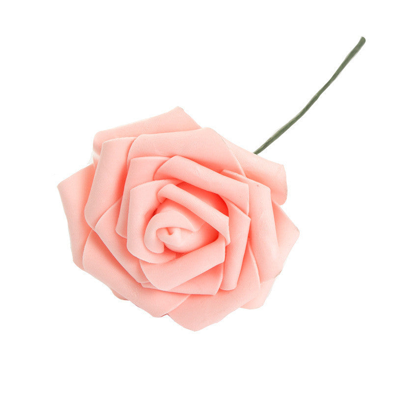 Artificial Flower 8CM PE Rose with Rod