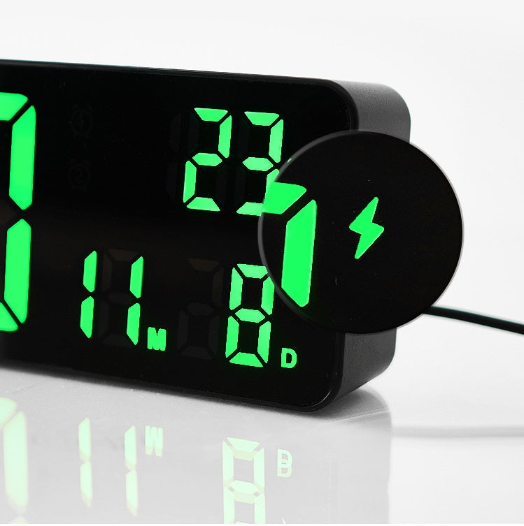 Simple Multifunctional Wall Clock LED Clock