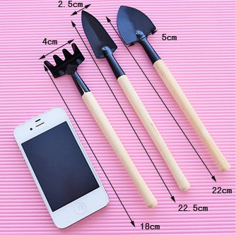 3 Pcs/set Mini Spade Shovel Harrow Flowerpot Tools