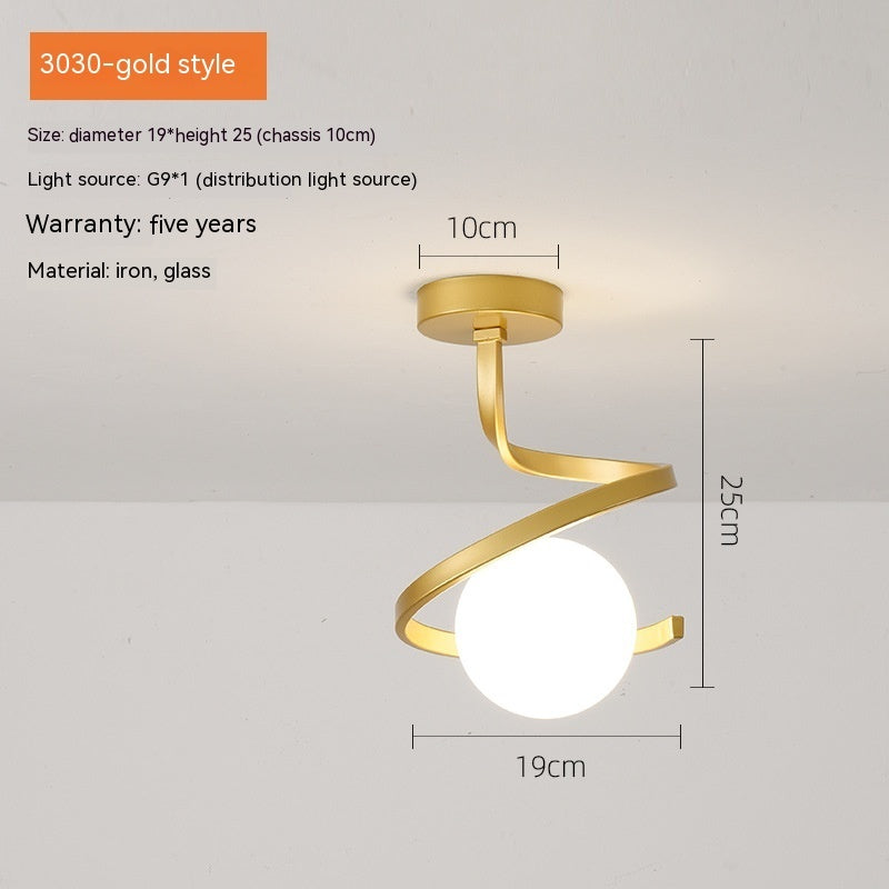 Aisle Corridor Simple Modern Creative Balcony Ceiling Lamp