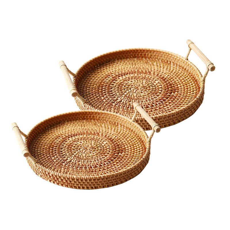 Woven storage basket