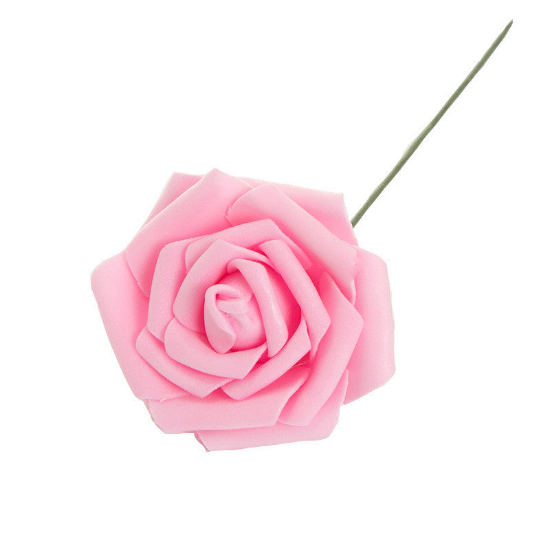 Artificial Flower 8CM PE Rose with Rod