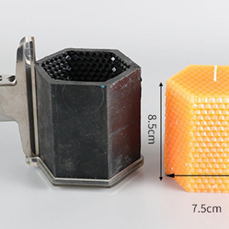 Multi-model hexagonal cylindrical candle mold DIY handmade honeycomb rubber model