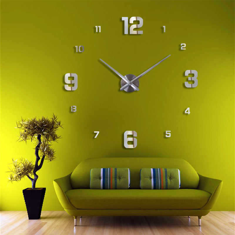 Creative Living Room Oversized 3D Digital Wall Clock