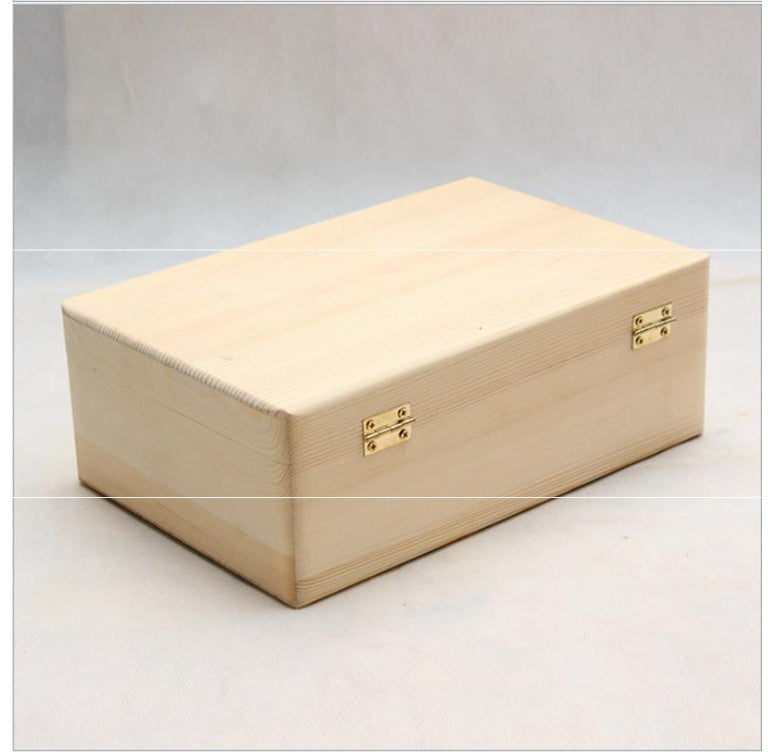 Wooden box storage box