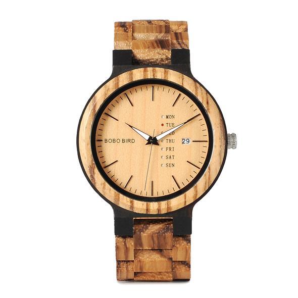 Men's Casual Wooden Watch