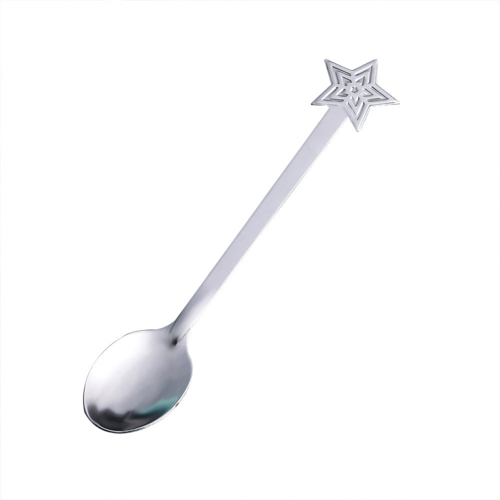 Christmas Stainless Steel Creative Coffee Spoon