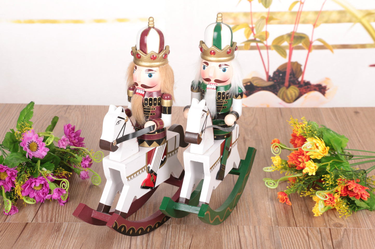 Wooden Nutcracker Soldiers Wooden Crafts Creative Ornaments