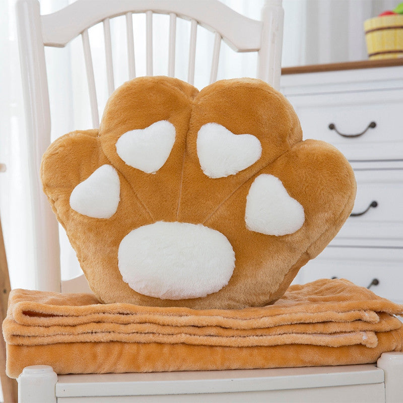 Cute cat paw pillow