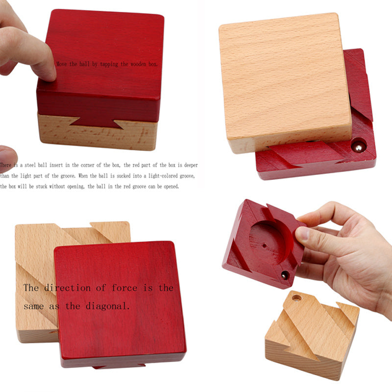 Mysterious wooden gift box