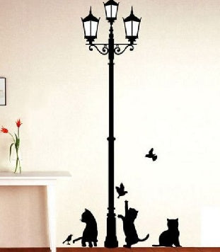 Electric Pole Blackwall Stickers Fashion Combination Small Stickers Cartoon Children's Room Decoration LD833 TC1110