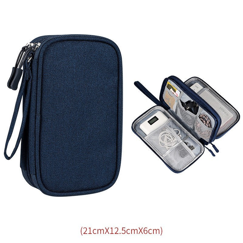 Multifunctional Portable Organizer Bag Storage Bag Box Hard Drive Data Cable Headset