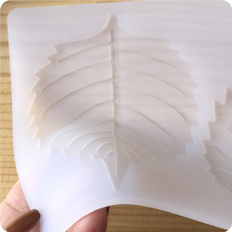 Baking mold leaf shape fondant cake silicone mold