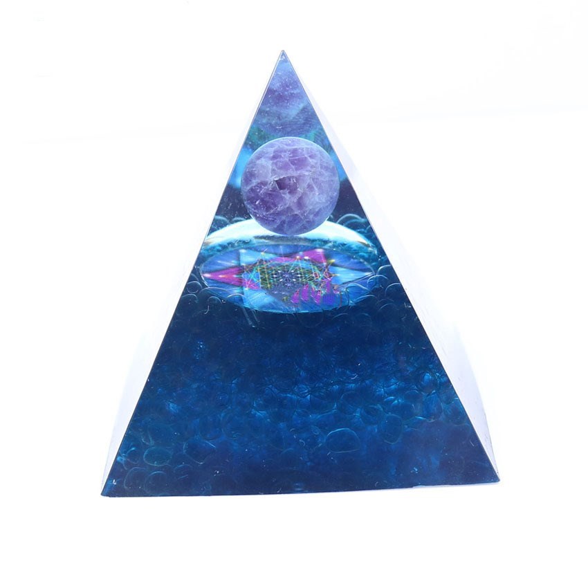 Crystal Ball Pyramid Ogang 3D Symbol Tree of Life