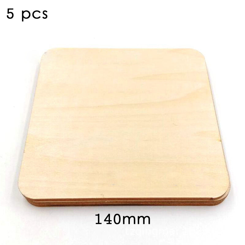 Log rounded square wood chip sandwich special-shaped wood chip