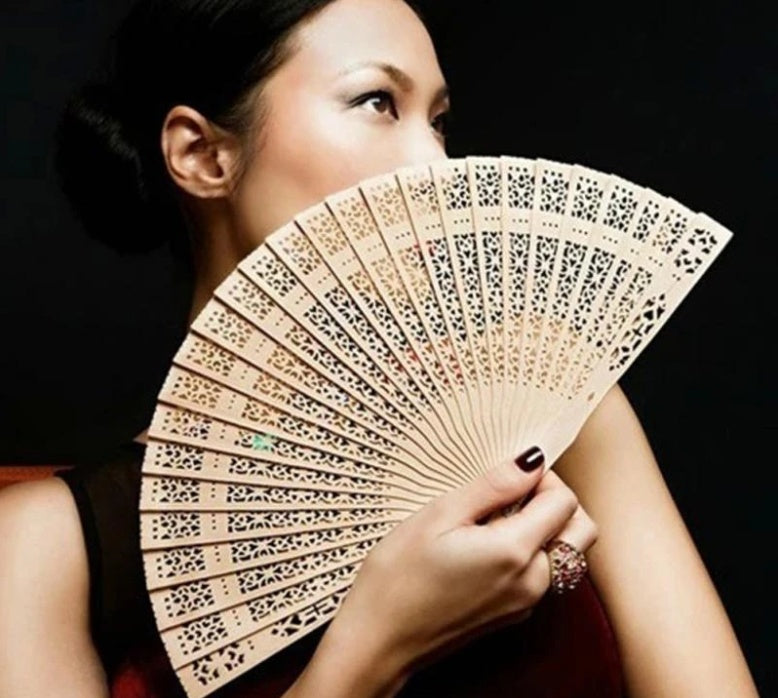 Wooden ladies fan