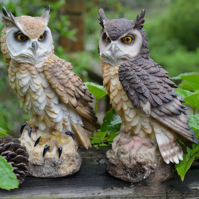 Owl Resin Animal Crafts Gardening Accessories