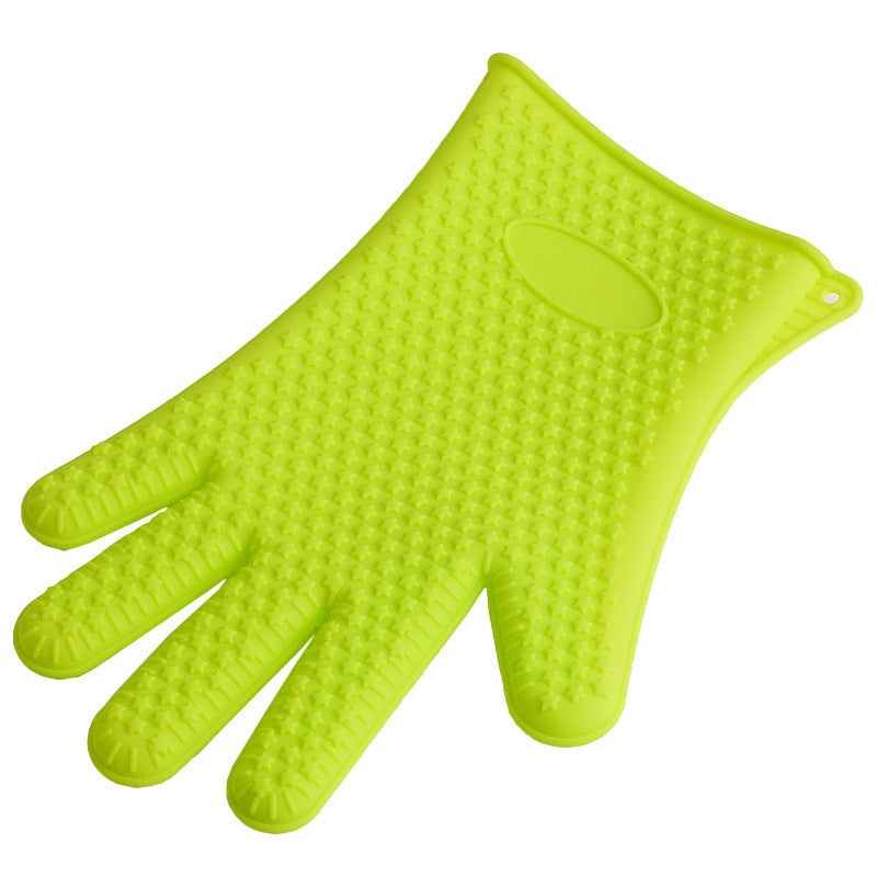 Non-slip silicone gloves microwave oven gloves tools microwave oven insulation gloves