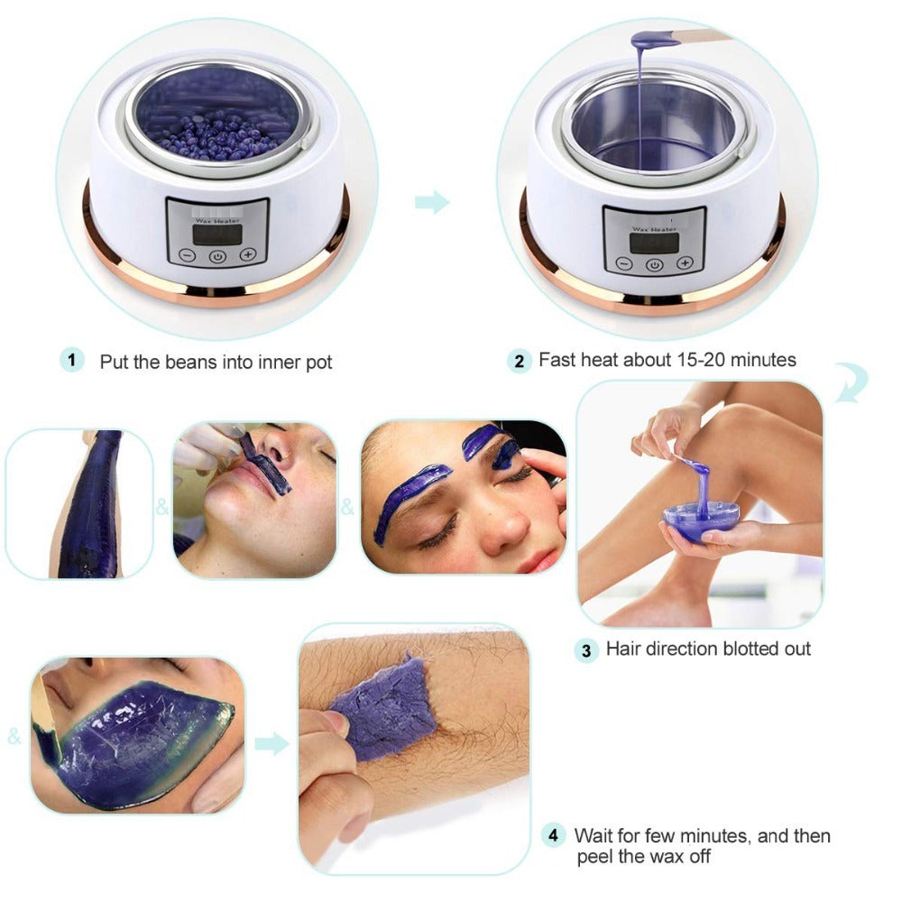 Hair removal wax melting machine