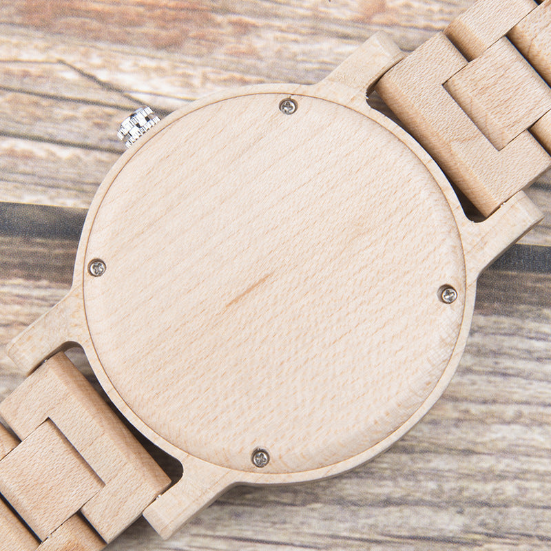 Wooden men's watch