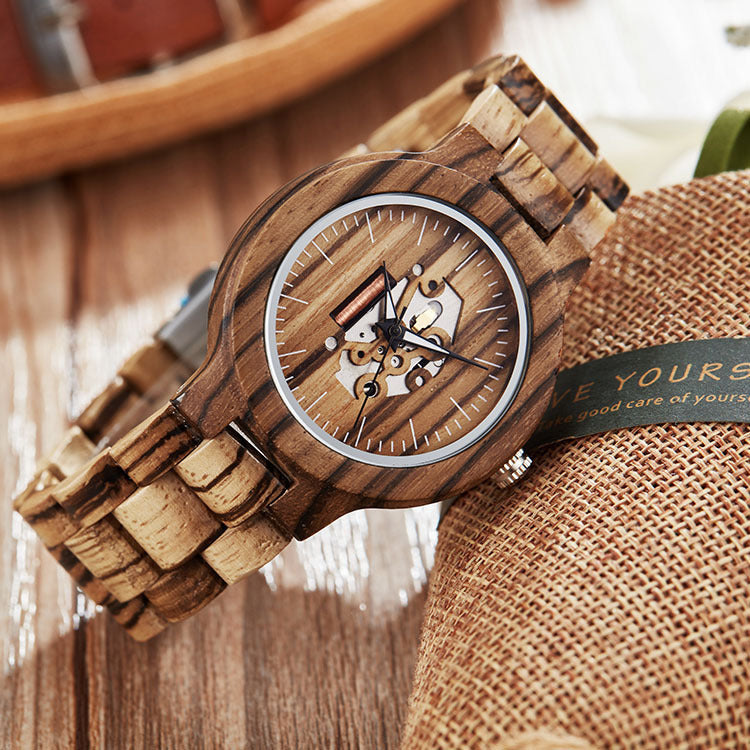 Couple wooden watch