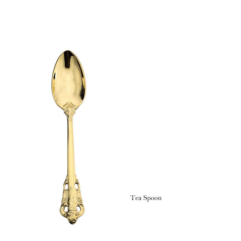 304 stainless steel western-style gold tableware