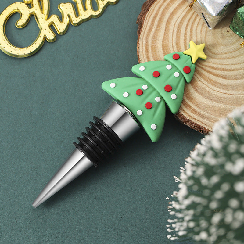 Party Gathering Christmas Tree Sealed Wine Stopper