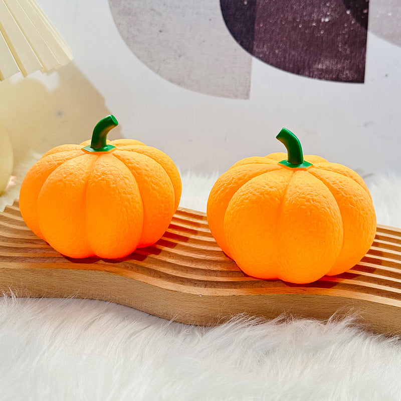 Pumpkin Halloween Decorative Night Light Bedroom Dormitory Creative Bedside Lights Eye Protection Deco Night Lamp