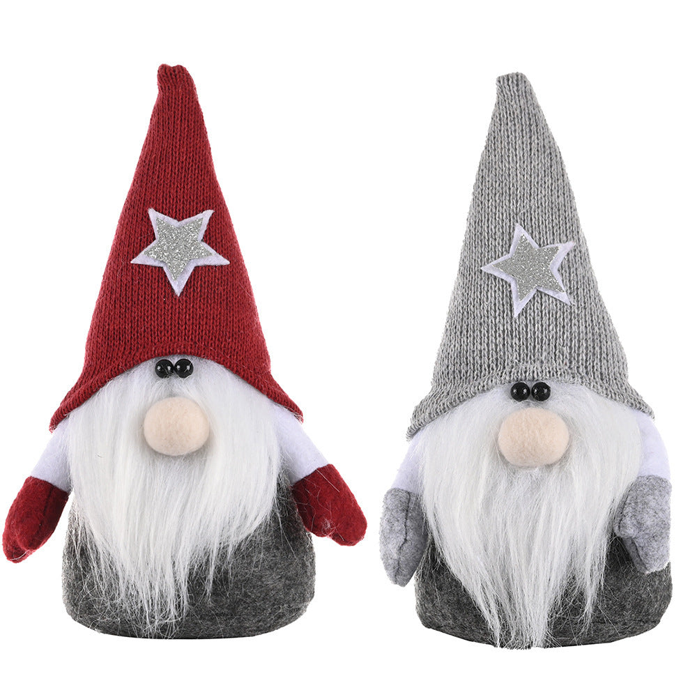 Christmas Decorations Five-pointed Star Forest Man Doll Ornaments