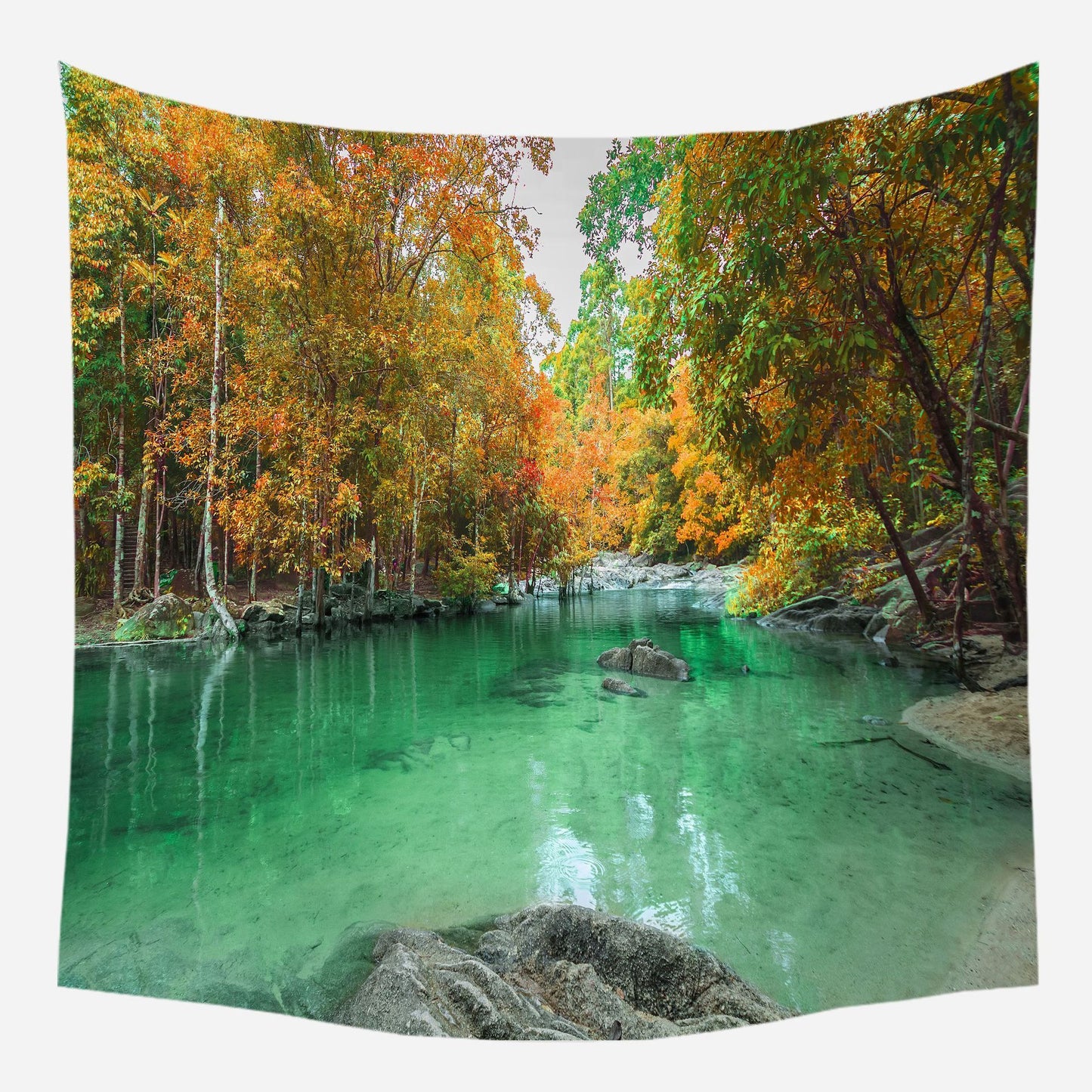 Digital Printing Masking Cloth Landscape Tapestry