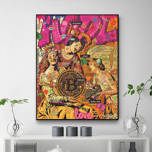 Custom Decorative Canvas Painting Core Frameless High-definition Inkjet