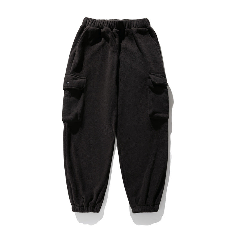 Polar Fleece Loose Sports Workwear Sweatpants