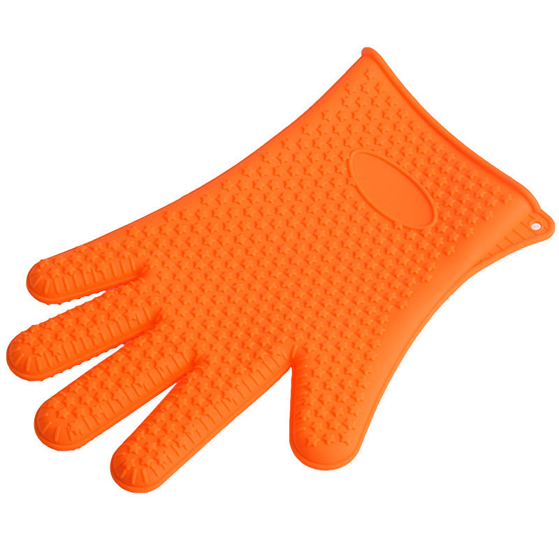 Non-slip silicone gloves microwave oven gloves tools microwave oven insulation gloves