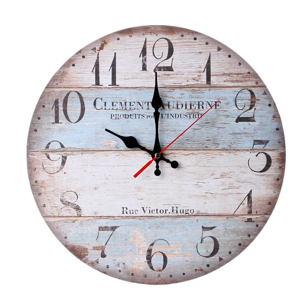 Wooden wall clock