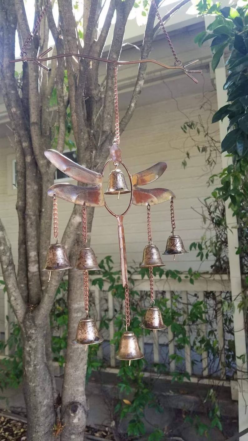 Gardening Decorations Dragonfly Wind Chimes