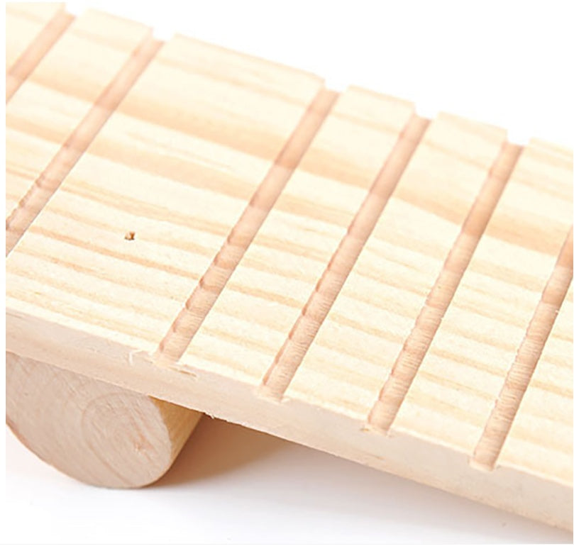 Hamster wooden seesaw