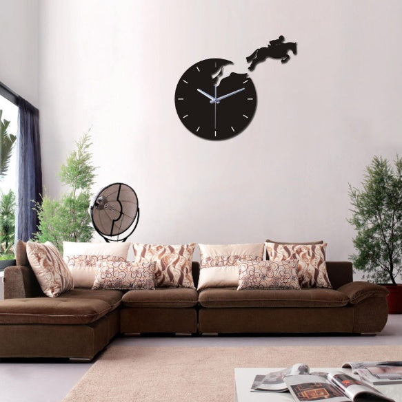 Eco-friendly acrylic wall sticker clock