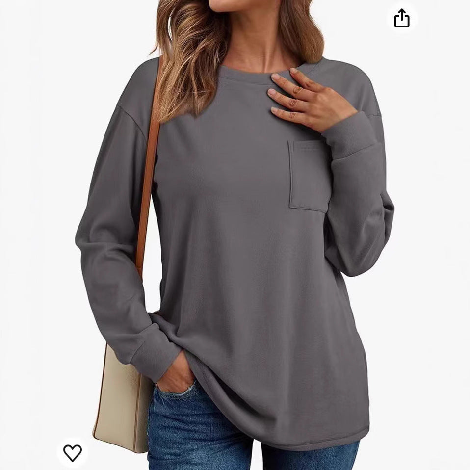 Women's Long Sleeve Top Loose Autumn Leisure Fashion Sweater