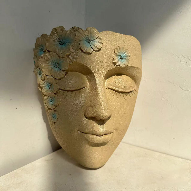 Creative Home Decoration Facial Wall Mounted Flower Pot