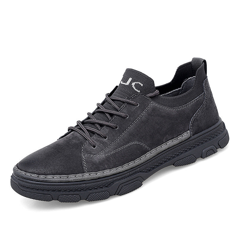 Men's Casual Low Top Outdoor Leather Shoes